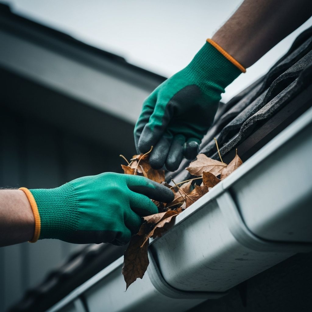 Professional gutter cleaning service