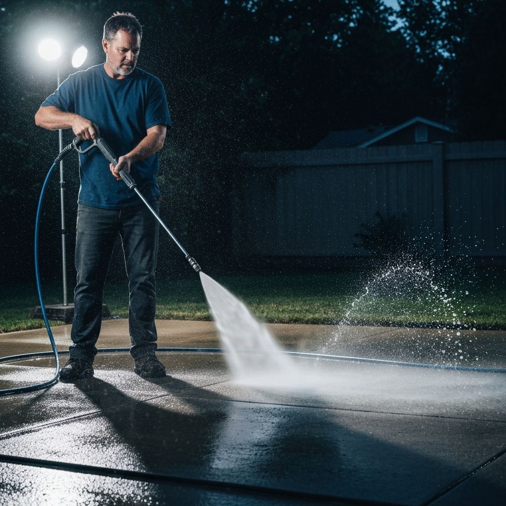 Professional pressure washing service